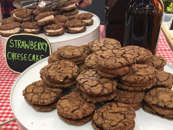 Cookies from Hungry Brown Cows at old bus depot market